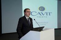 Cavit, il presidente Fugatti: “Siete protagonisti dello sviluppo del Trentino” - Assemblea Cavit, il presidente Maurizio Fugatti - (Foto Cavit - Daniele Panato)