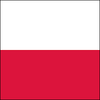 Bandiera Polonia, immagine pubblico dominio tratta da Vikipedia