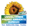 Premio ambiente Euregio 2017, premiazione l'11 dicembre. Immagine tratta dal comunicato stampa PAT n. 3301 del 7 dicembre 2017