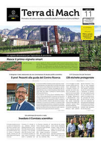 Terra di Mach, il nuovo numero con lo speciale varietà di vite resistenti per il Trentino